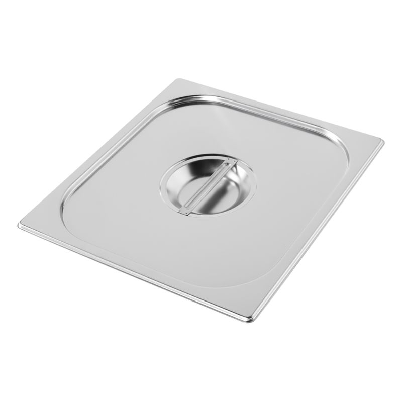 Couvercles inox avec poignée pour bacs GN2/3
