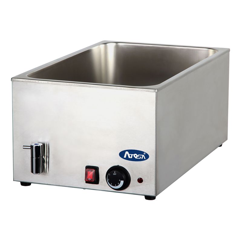 Bain marie GN1/1 avec robinet de vidange