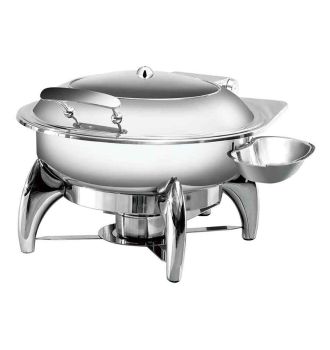 Chafing dish rond couvercle hublot