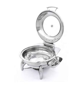 Chafing dish rond couvercle hublot