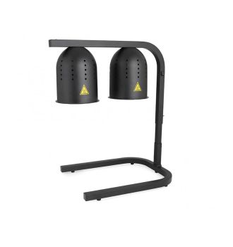 Chauffe frites 2 lampes noir