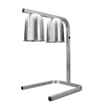 Chauffe frites 2 lampes aluminium
