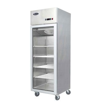 Armoire positive 1 porte vitrée 670L