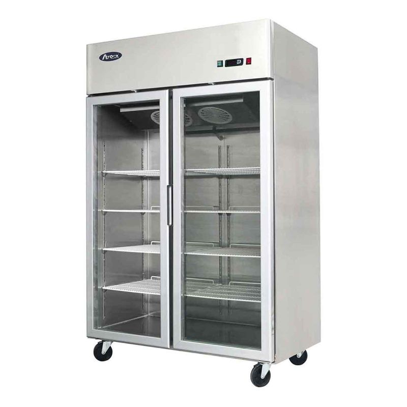 Armoire positive 2 portes vitrees 1240L
