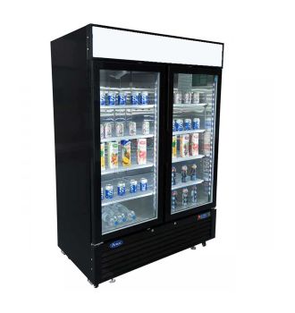Armoire positive 2 portes vitrees 1300L