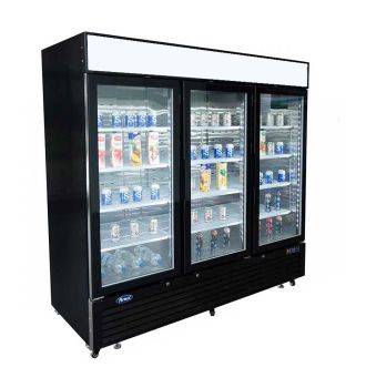 Armoire négative 3 portes vitrées 2050L