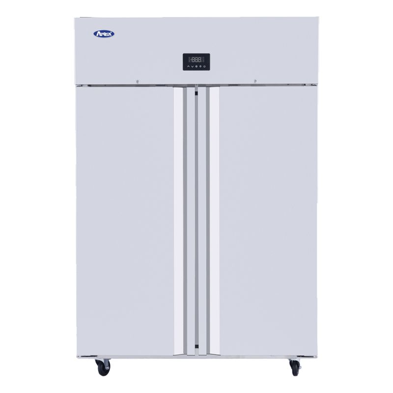 Armoire emboutie GN2/1 négative 2 portes full aisi 304 connectée