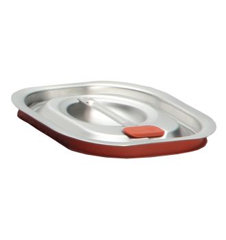 Couvercles inox avec joint pour bacs GN1/6