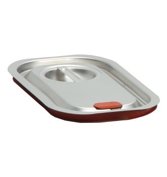 Couvercles inox avec joint pour bacs GN1/4