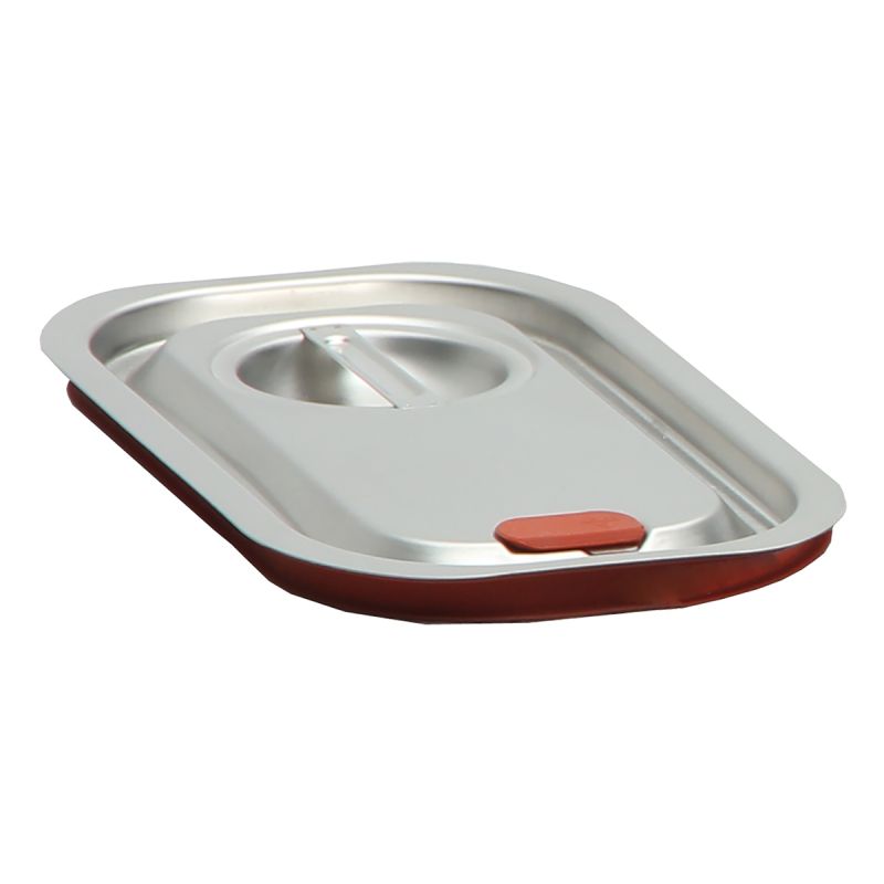 Couvercles inox avec joint pour bacs GN1/4