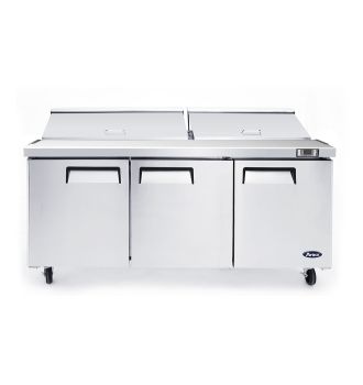 Saladette 3 portes 18 bacs GN 1/6
