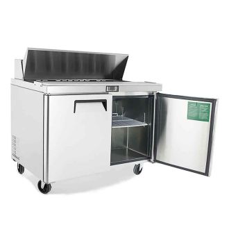 Saladette 2 portes 16 bacs GN 1/6