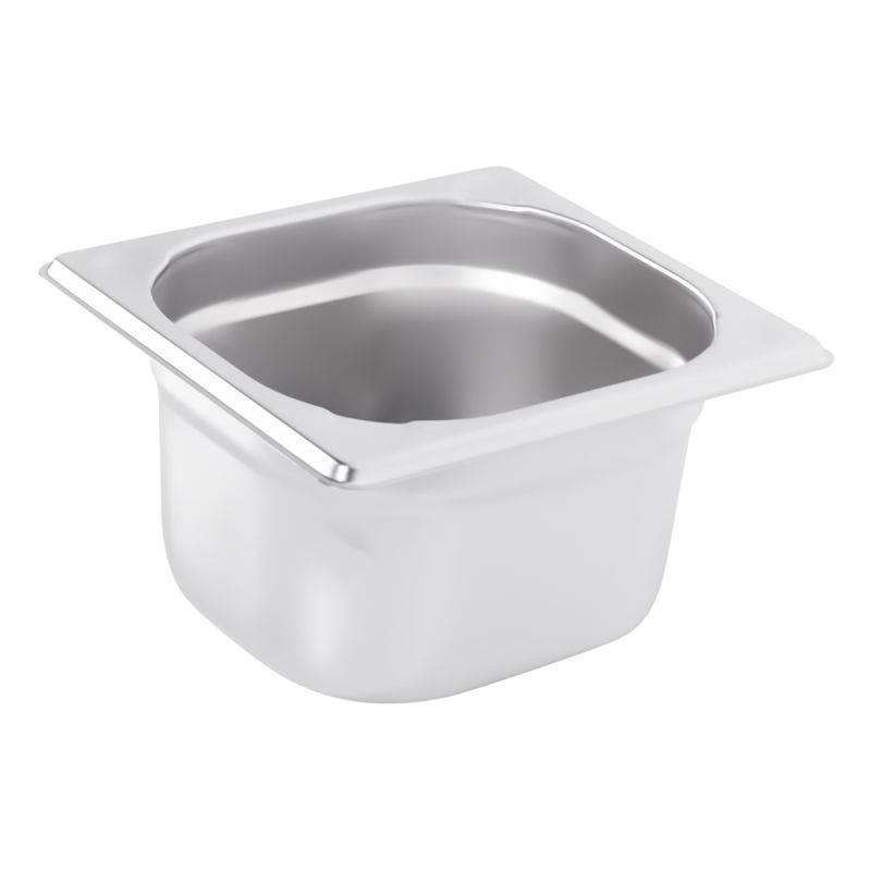Bacs gastronormes inox GN1/6 prof 100mm