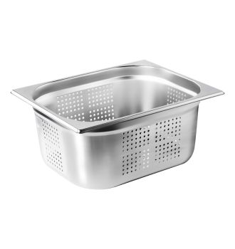 Bacs gastronormes perfores inox GN1/2 prof 150mm