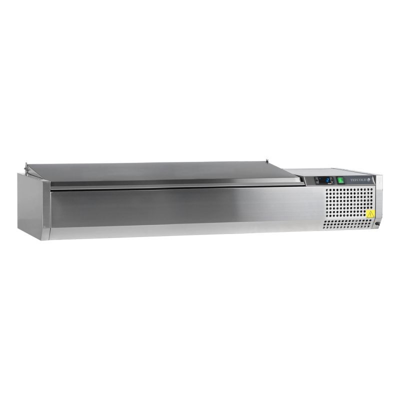 Vitrine réfrigérée GN1/3 avec couvercle en inox54 L