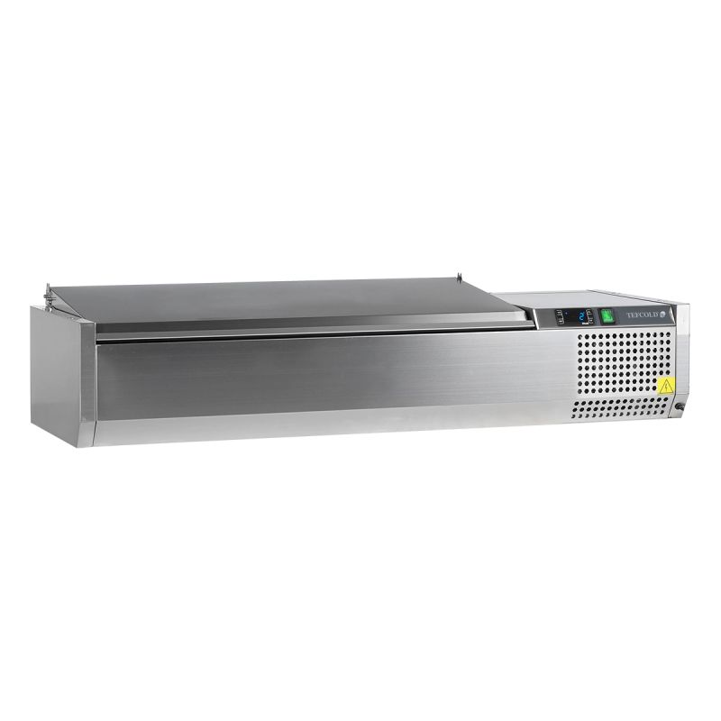 Vitrine réfrigérée GN1/3 avec couvercle en inox40 L