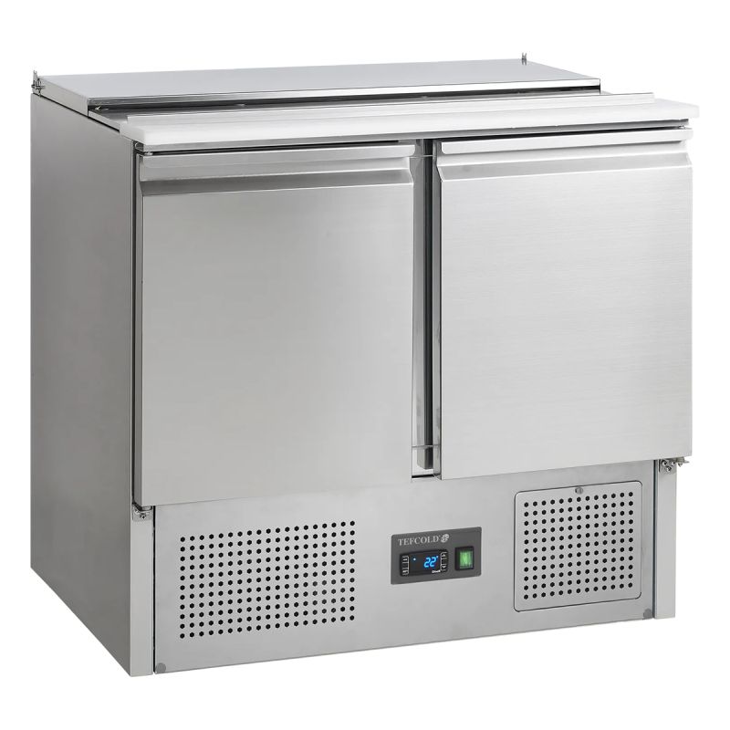 Saladette positive GN1/1 230 L avec haut ouvert pour bacs GN