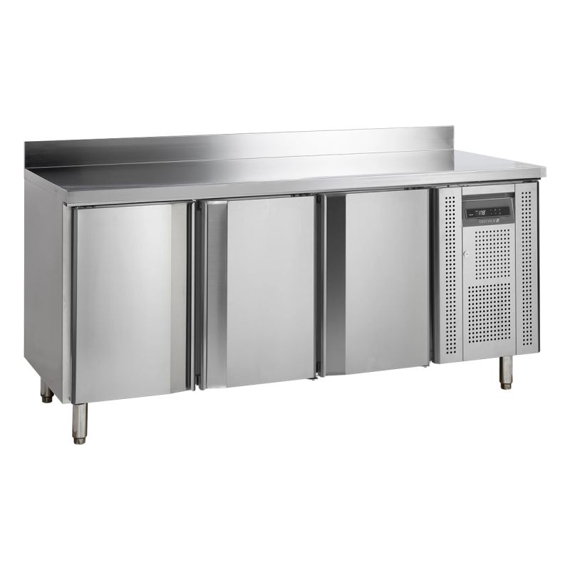 Table réfrigérée négative 3 portes pleines 345 L