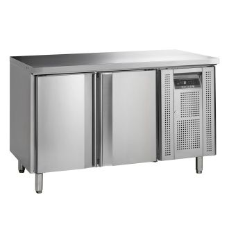 Table réfrigérée négative GN1/1 2 portes pleines 272 L