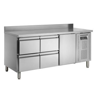 Table réfrigérée positive GN1/1 1 porte pleine 402 L