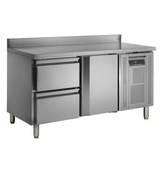 Table réfrigérée positive GN1/1 1 porte pleine 272 L