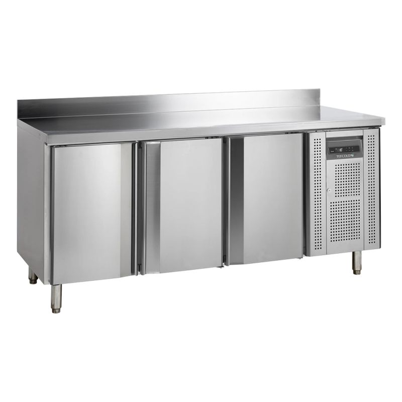 Table réfrigérée positive GN1/1 3 portes pleines 402 L