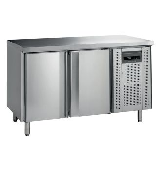 Table réfrigérée positive 2 portes pleines 230 L
