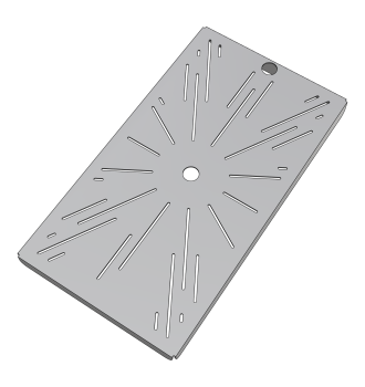 Ice bin bottom grid OS-1073