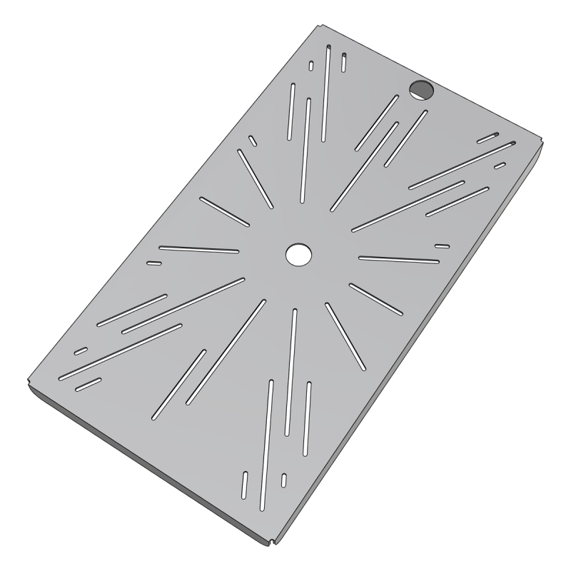 Ice bin bottom grid OS-1073