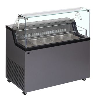 Vitrine à glace en bac184 L
