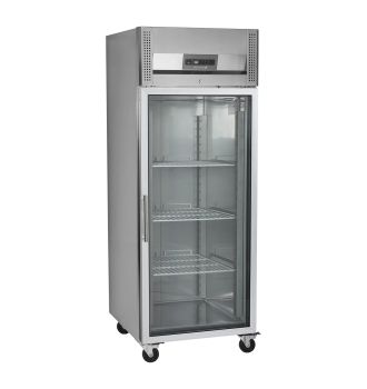 Armoire positive GN2/1 1 porte vitrée 484 L