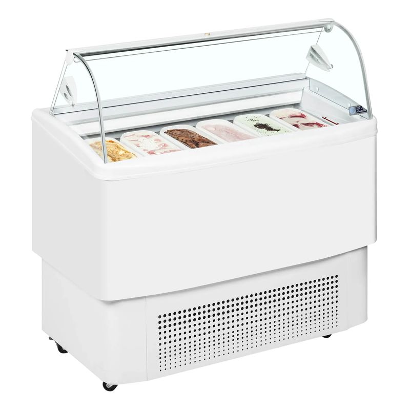 Vitrine ventilée à glace 12 bacs Napoli