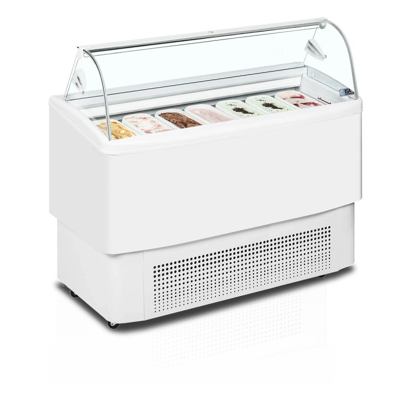 Vitrine ventilée à glace 14 bacs Napoli