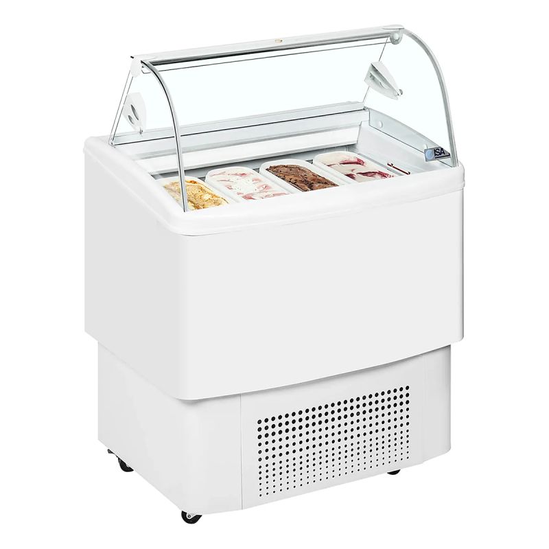 Vitrine ventilée à glace 8 bacs Napoli