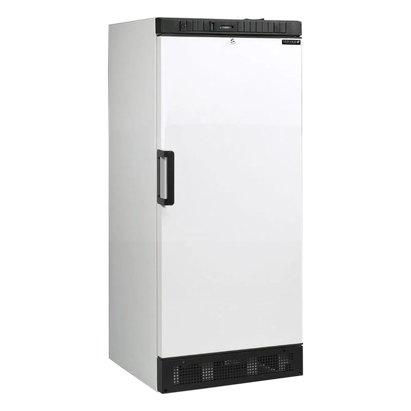 Armoire positive de stockage blanche 1 porte pleine 215 L