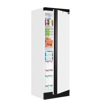 Armoire positive de stockage blanche 1 porte pleine 345 L