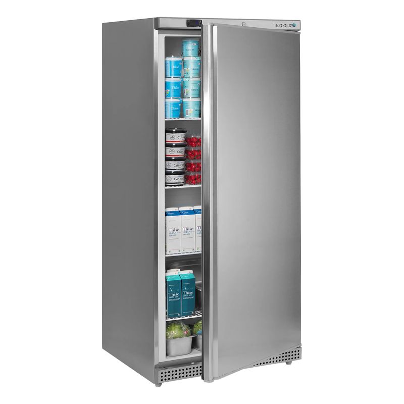 Armoire positive inox 1 porte pleine 420 L