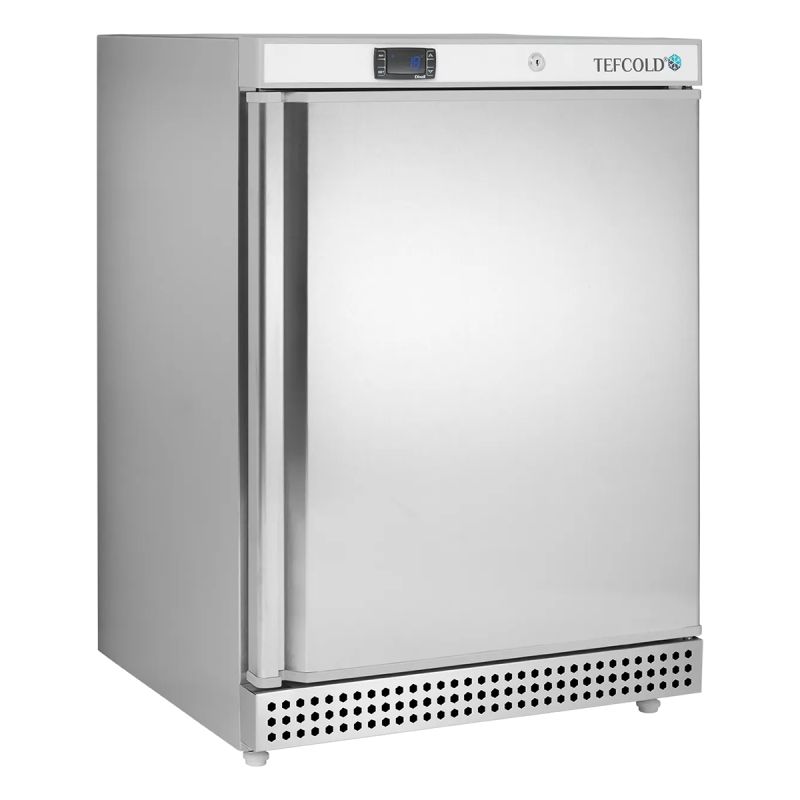 Mini armoire positive inox 1 porte pleine eco 119 L