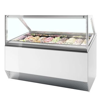Vitrine chauffée à glace en bac181 L