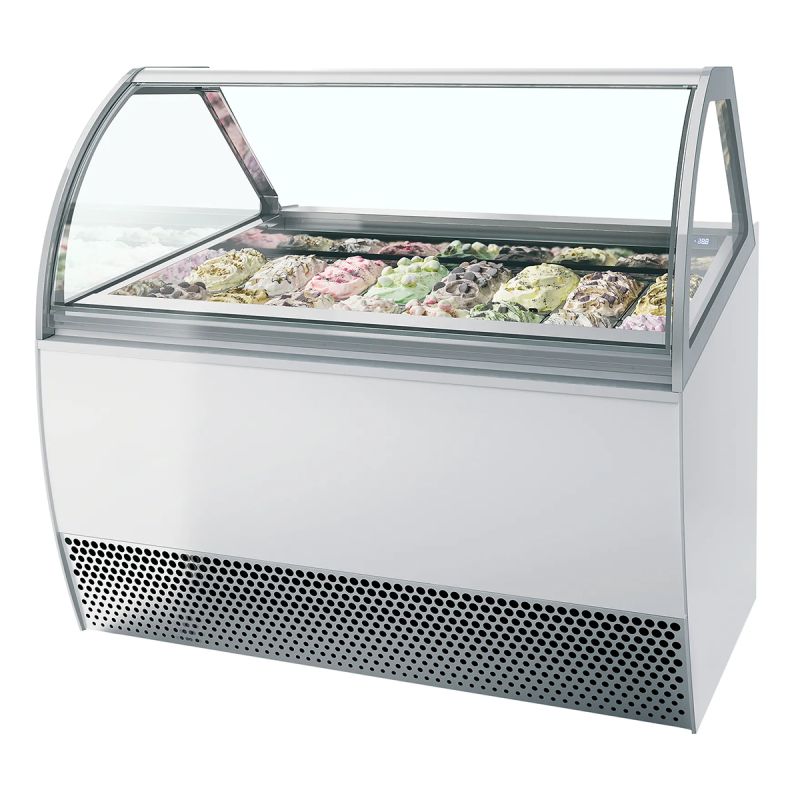Vitrine ventilée à glace en bac160 L