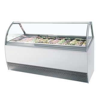 Vitrine ventilée à glace en bac241 L
