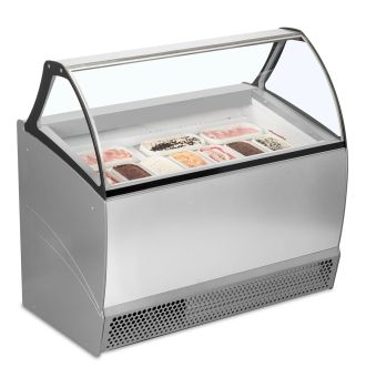Vitrine ventilée à glace en bac255 L
