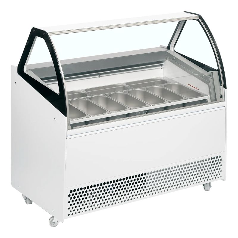 Vitrine ventilée à glace en bac255 L