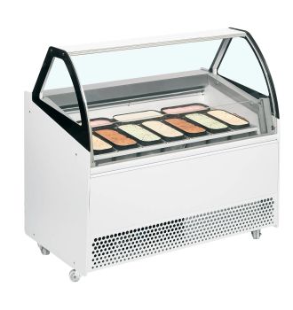 Vitrine ventilée à glace en bac255 L