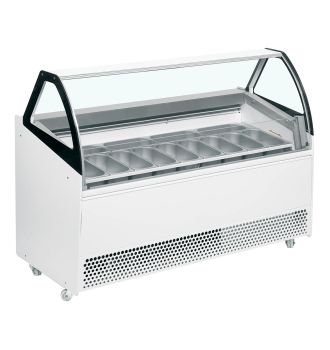 Vitrine ventilée à glace en bac325 L