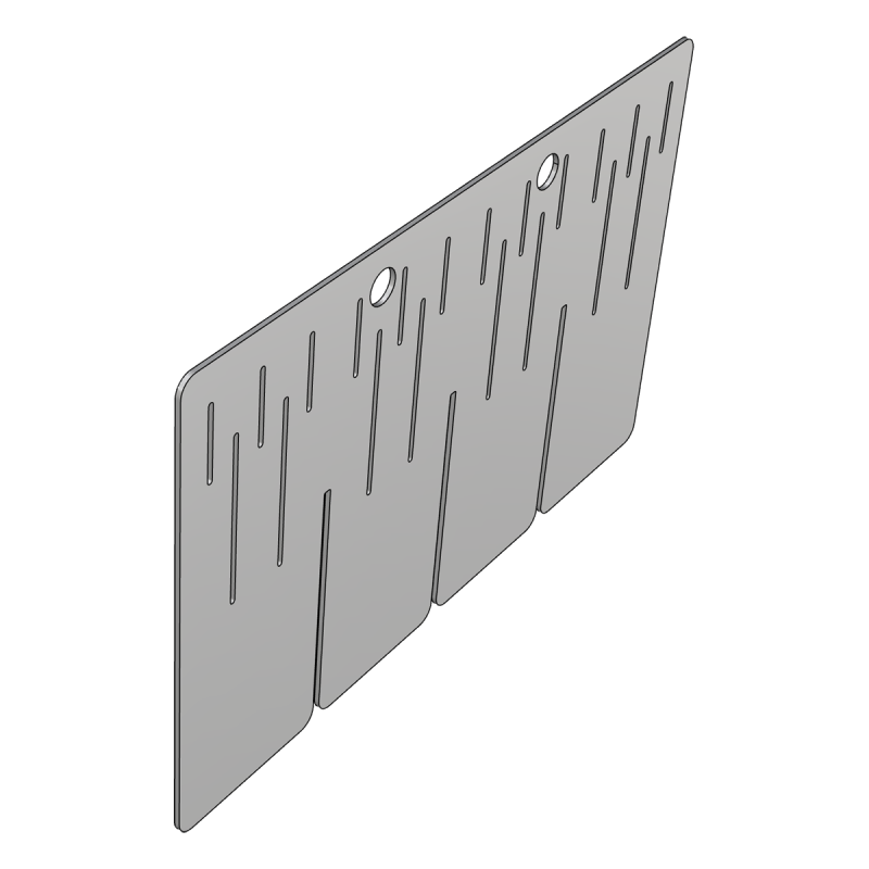 separator on Icewell length with speedrack 77L