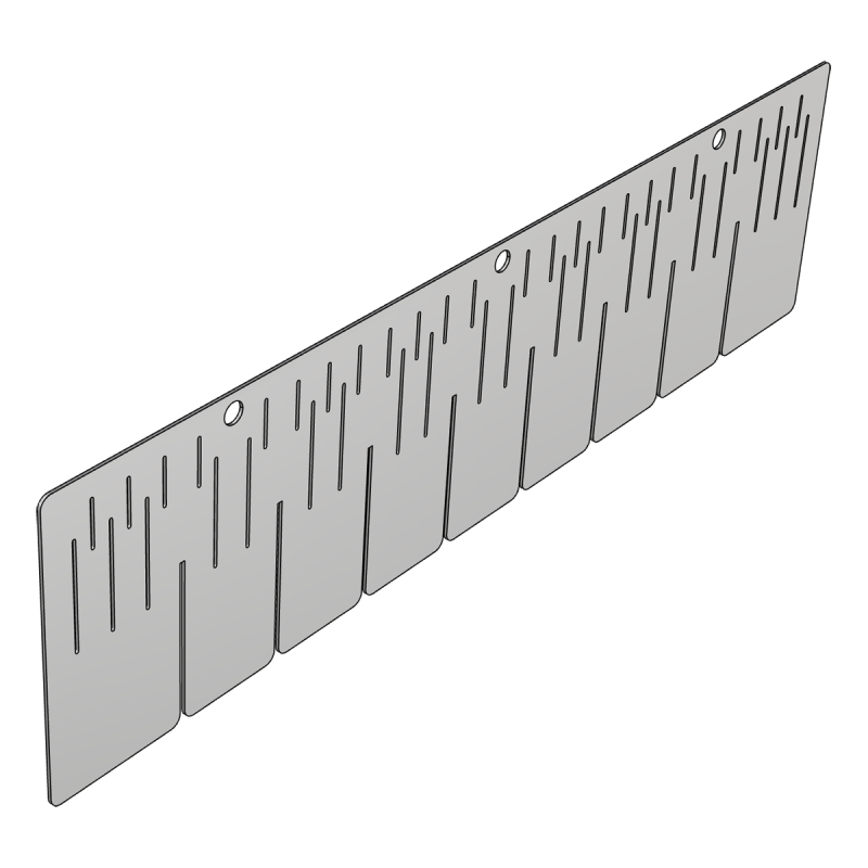 separator on Icewell length with 175L speedrack