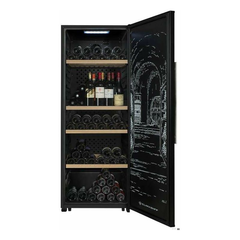 Cave à vin pleine 1 zone 204 bouteilles