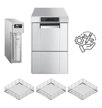 PACK subvention Lave-verre 50x50 SPG415 + Paniers + Osmoseur