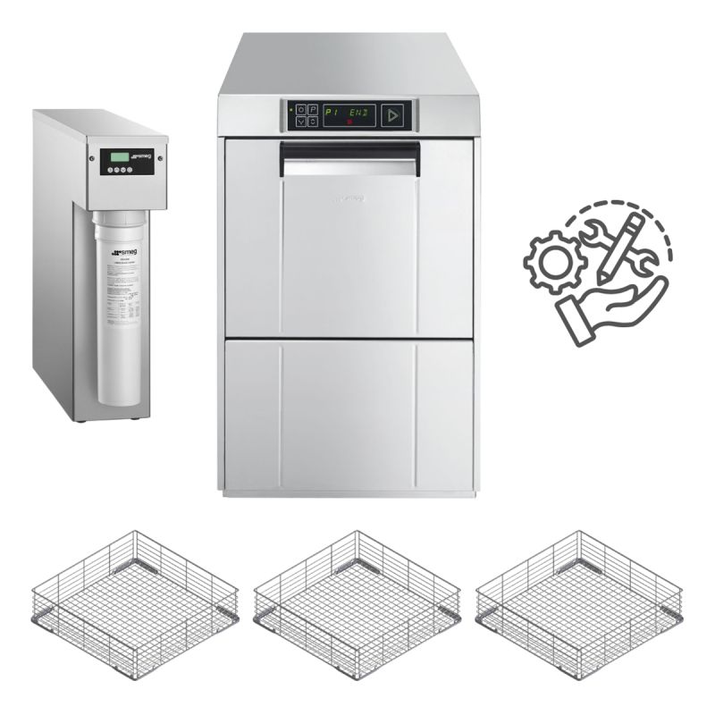 PACK subvention Lave-verre 50x50 SPG415 + Paniers + Osmoseur